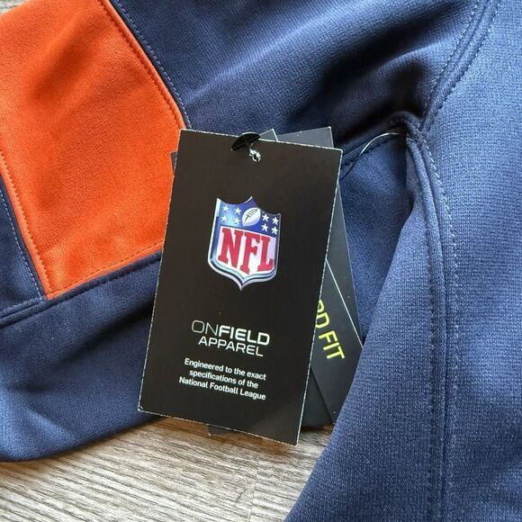 Chicago Bears Hoodie Mens Medium Nike Pullover Sweatshirt On Field NFL 100th NWT - Picture 8 of 11